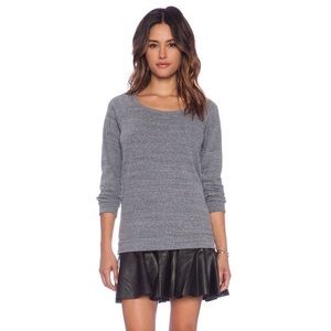 NWOT tags Splendid faux leather sweatshirt dress